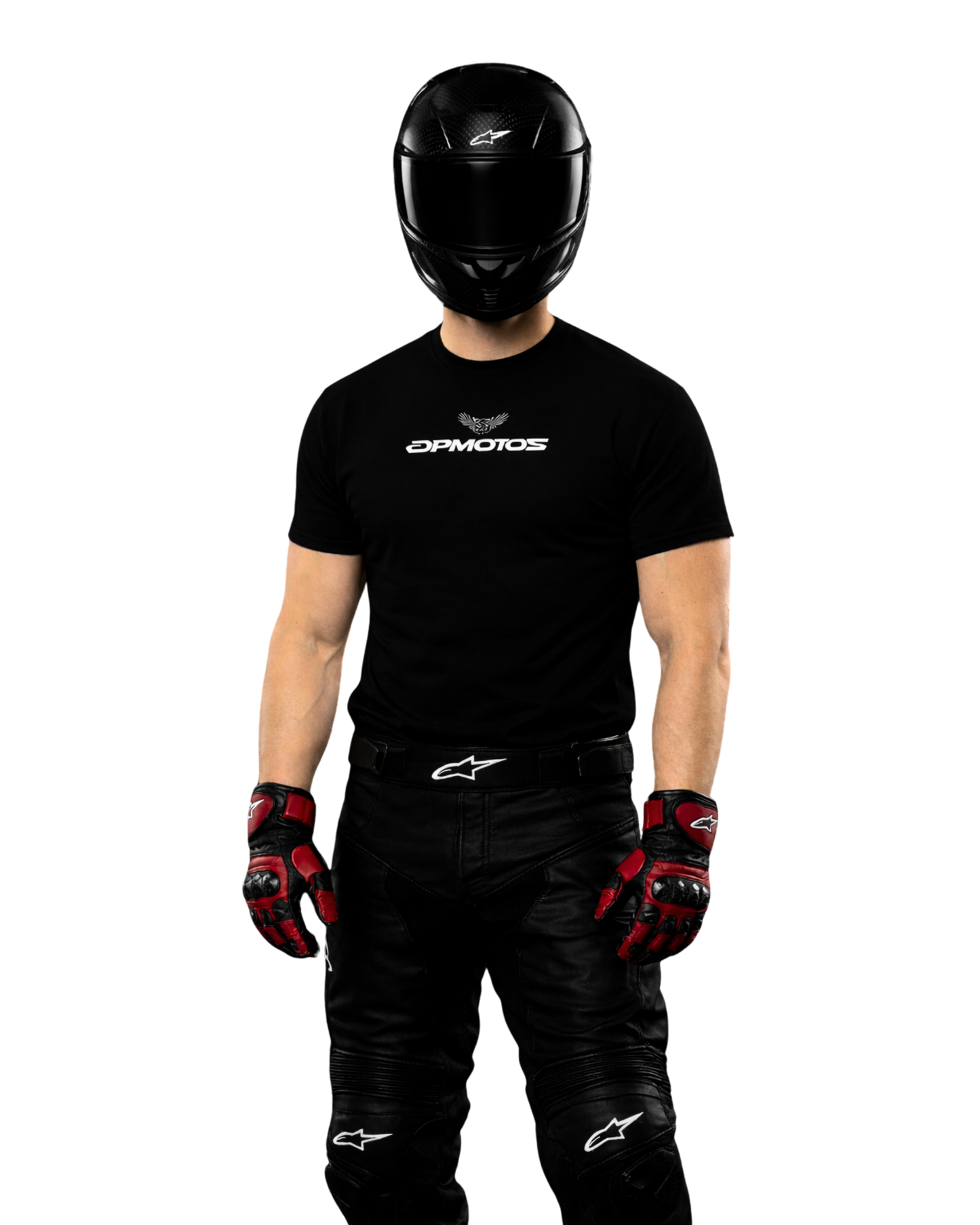 DPMOTOS ED4 Be Fast Be Courageous Biker T-Shirt – Unisex Motorcycle Streetwear